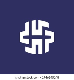 modern letter H logo. editable and easy to custom