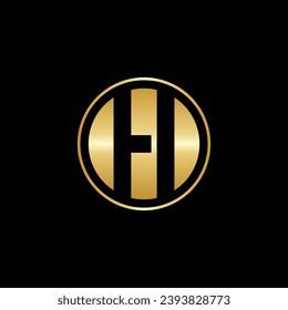 Moderner Buchstabe H Logo, Vektorgrafik