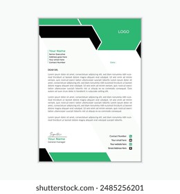 Plantilla de diseño de cabeza de letra moderna