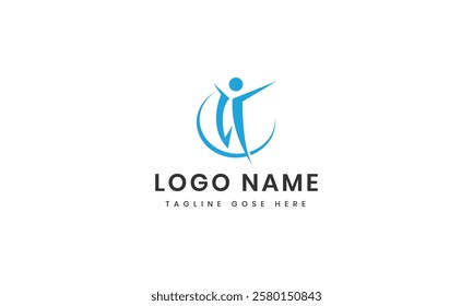 modern Letter human logo design