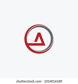 Modern Letter A icon logo design template