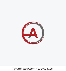 Modern Letter A icon logo design template