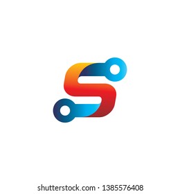 Modern Letter / Initial S Logo - Vector logo template