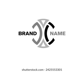 Modern letter J and C logo. Suitable for various companies, especially technology and sports companies.