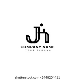 Modern Letter jk logo vector design template