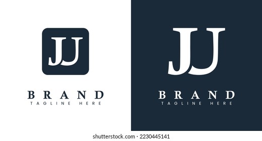 Modern Letter JU Logo, suitable for any business or identity with JU or UJ initials.