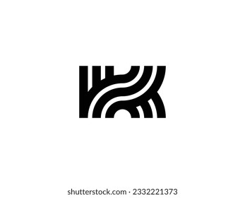 modernes K-Monogramm-Logo
