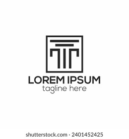 Modernes Logo-Designkonzept für moderne I-Buchstaben, einzelne Vektorgrafik-Vorlage für Unternehmen oder Unternehmen
