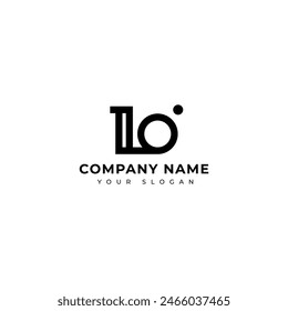 Modern Letter lo logo vector design template