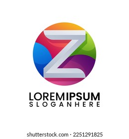 modern letter logo with circle