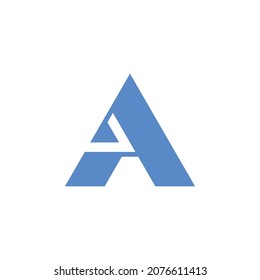 modern letter A logo design
