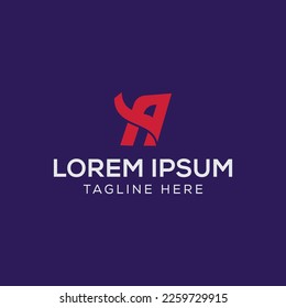 A Modern A Letter Logo Design