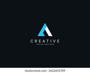 Un diseño moderno del logotipo de la letra