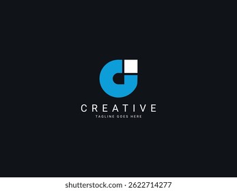 a modern letter logo design