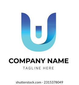  Concepto de diseño de logotipo de letra moderna