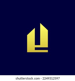 Modern letter logo design vector template.