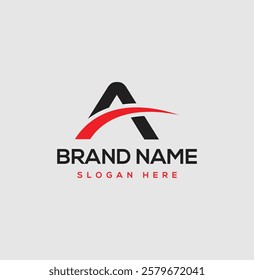 Modern Letter A Logo Design with vector 
