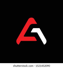 modern letter as logo download -vector