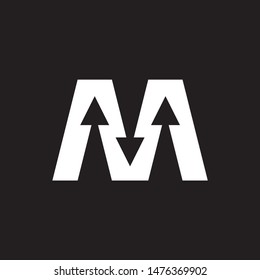 Modern A Letter Logo. Initial logo concept vector.