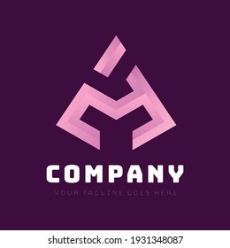 Modern letter A logo | Monogram