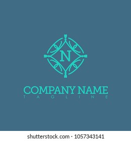MODERN LETTER LOGO TEMPLATE