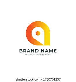 A modern letter logo template | Modern A logo design | A logo letter Mark