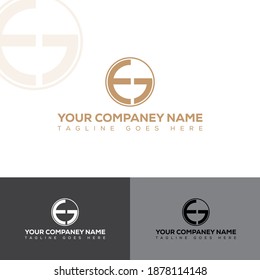 Modern EG letter logo template design. You can use this for your company.