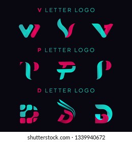Modern Letter Logo Vector Template For Banner, Poster, Flyer, Business Card-01