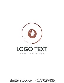 Modern letter lowercase type O logo template, vector logo for business and company identity 
