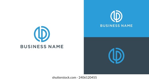 Modern Letter LP logo Design Template