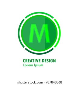 Modern Letter M Logo