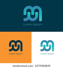 Modern Letter M Logo Design