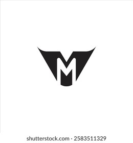 Modern letter M logo design vector template illustration, negative space and branding business identity unique and elegant logo design idea.