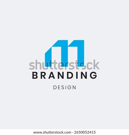 Modern Letter M logo template designed
