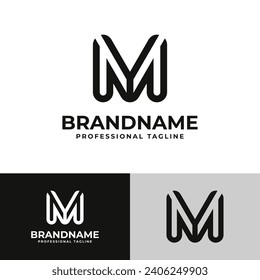Modern Letter MY Monogram Logo Set, geeignet für den Geschäftsbetrieb mit MY- oder YM-Initialen