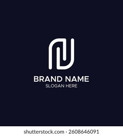 Modern Letter N Logo Design – Minimal and Professional

