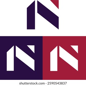 Modern Letter N logo representing growth, innovation, and industrial progress.