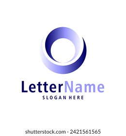 Modern letter O logo design vector. Creative O logo concepts template