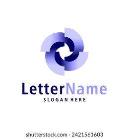 Modern letter O logo design vector. Creative O logo concepts template