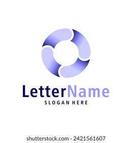 Modern letter O logo design vector. Creative O logo concepts template