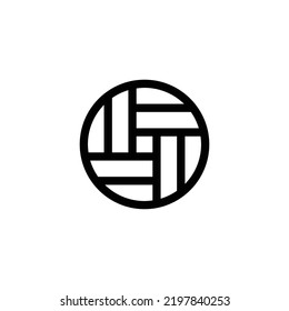 diseño del logotipo del vector de la letra O monocasco