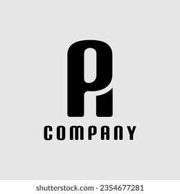 Modern letter P and A logo. Suitable for businesses in the fashion and technology fields.