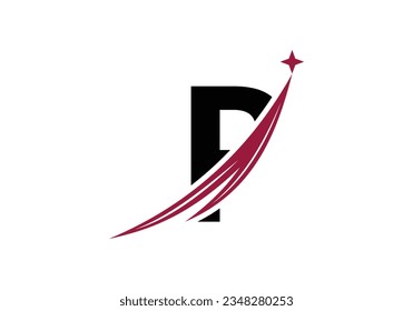 Modern Letter P Logo Template. luxury branding Letter Logo Design  Vector