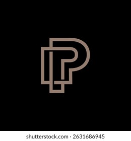 Modern Letter PP Logo Design – Professional Vector Template for Branding, Business Identity, and Monogram Use