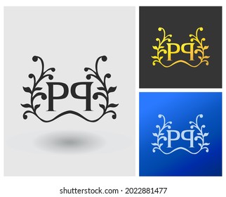 Modernes Letter PP-Monogramm-Gold-Logo in luxuriöser Form