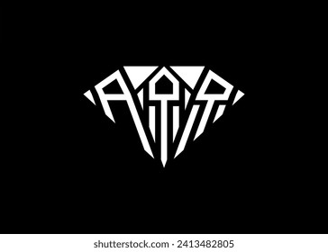 Modern letter A Q Q diamond shape logo And initial monogram A Q Q letter logo vector template