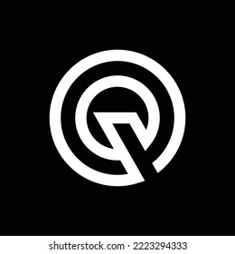 Modern letter Q logo design