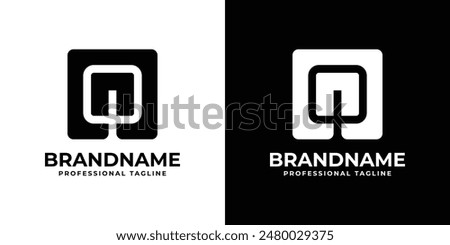 Modern Letter Q Logo Set, suitable for any business with Q initial