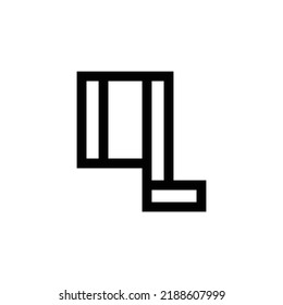 Modernes Buchstaben Q Monogramm Vektorlogo-Design