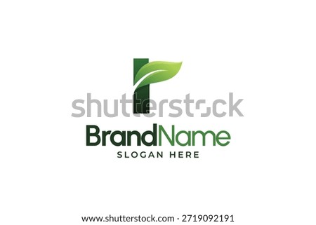 Modern Letter R leaf logo. Alphabetic leaves logo template. Organic shape logo for herbal company. Initial R leaf symbols. Eco company icon template. Green Nature logo. Initial sign for clinic company